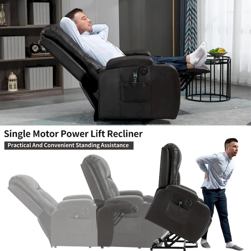 Fauteuil inclinable électrique robuste