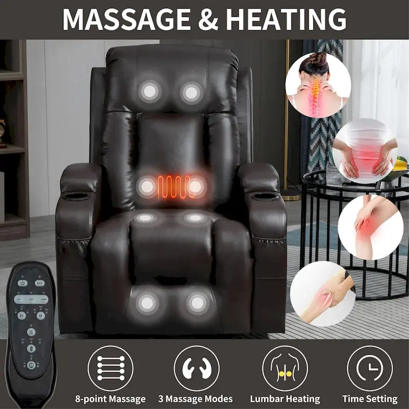 Fauteuil inclinable électrique robuste