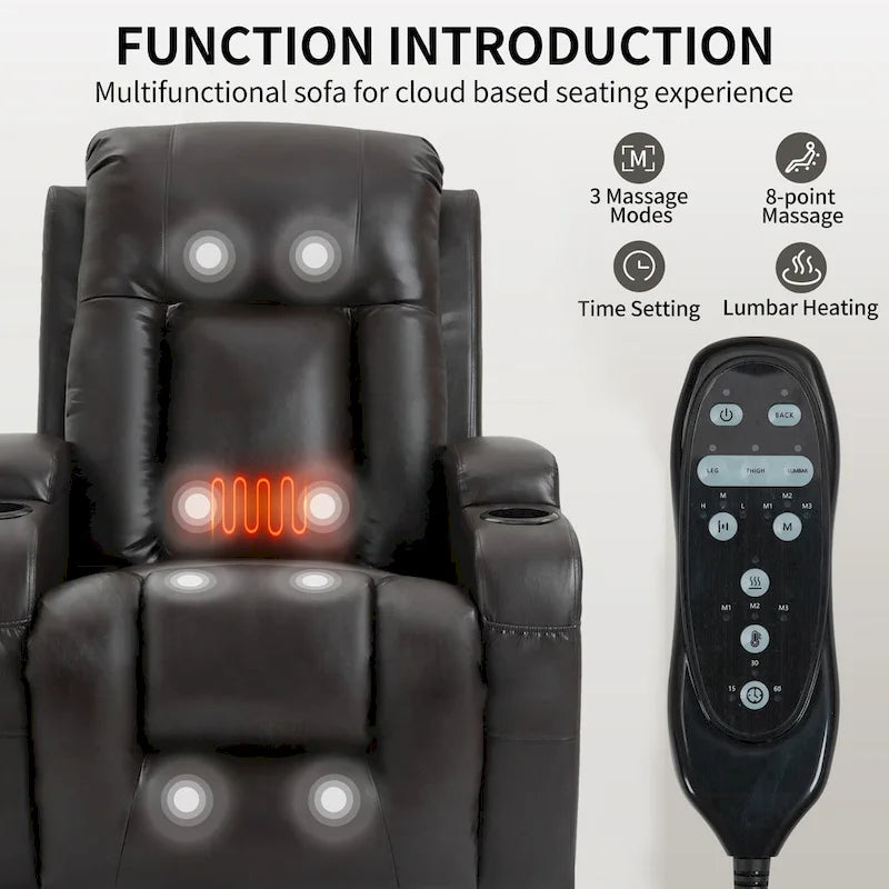 Fauteuil inclinable électrique robuste