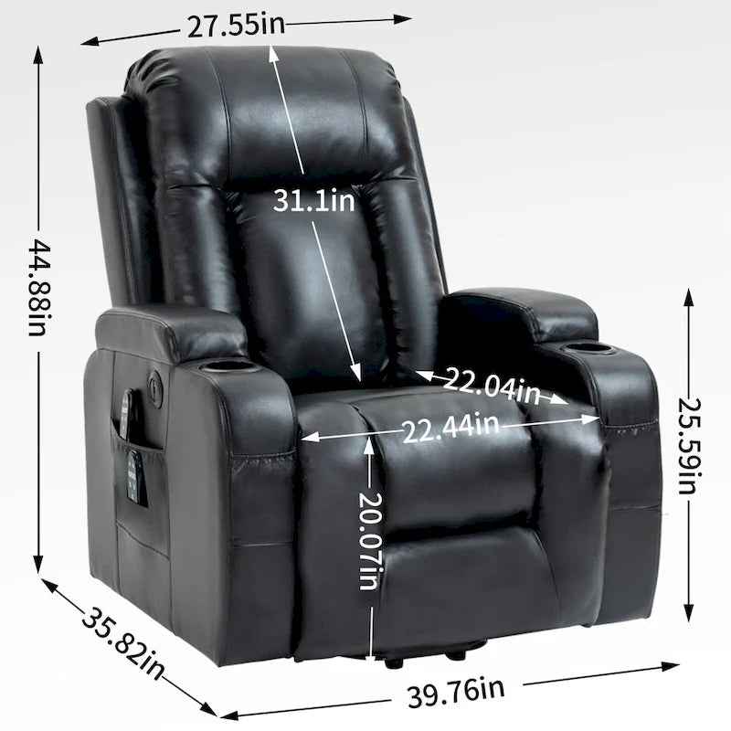 Fauteuil inclinable électrique robuste
