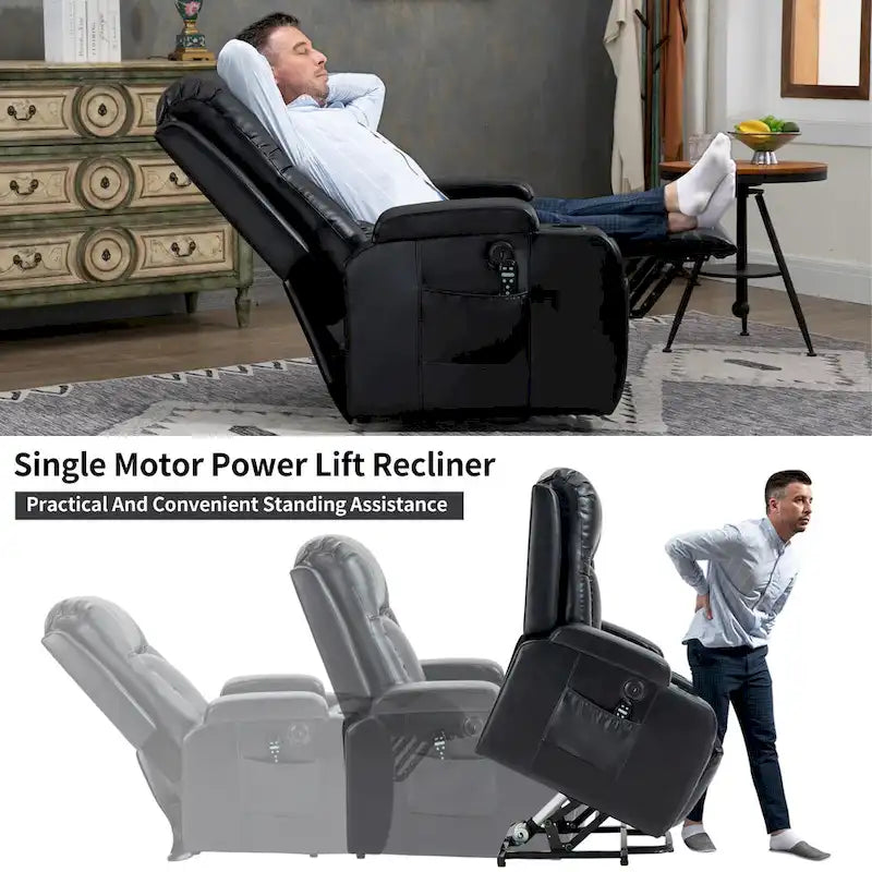 Fauteuil inclinable électrique robuste