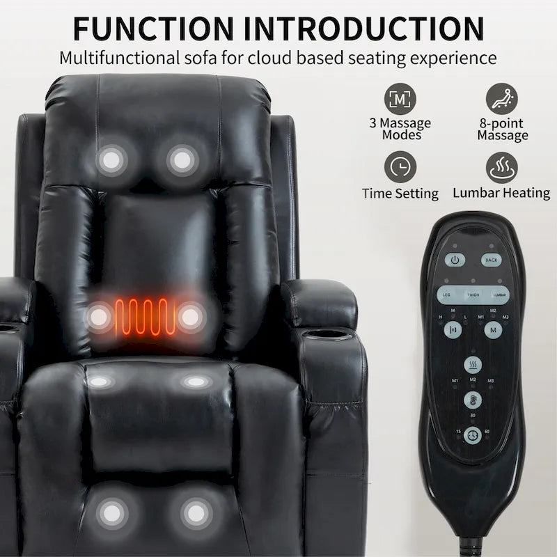 Fauteuil inclinable électrique robuste