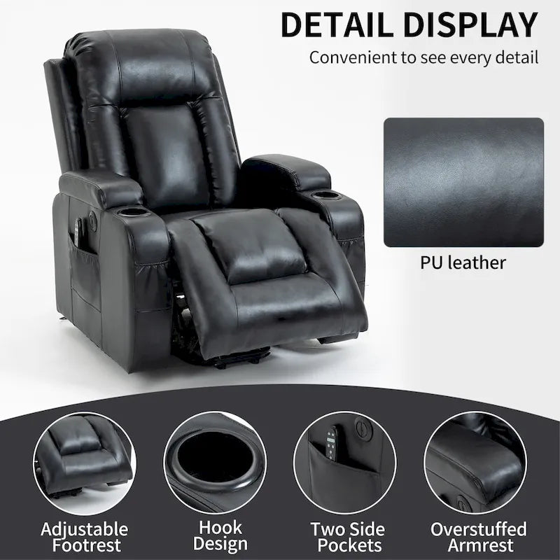 Fauteuil inclinable électrique robuste