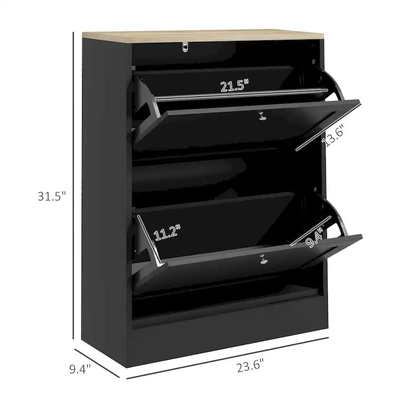 Meuble à chaussures fin pour entrée, meuble à chaussures dissimulé