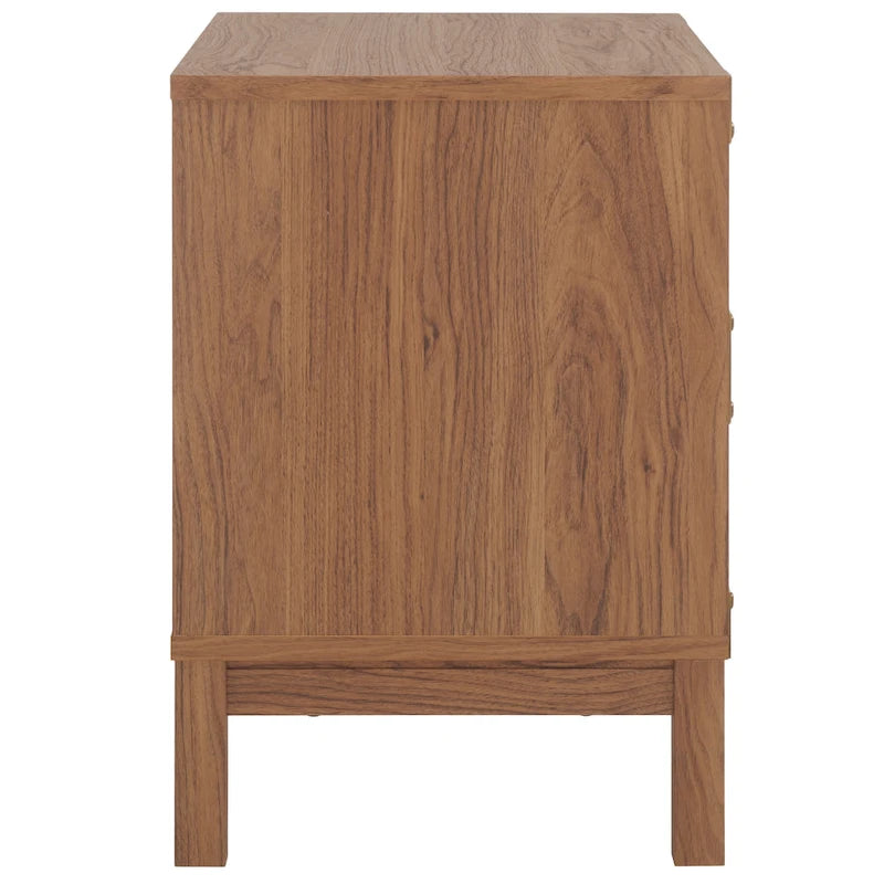 Table de chevet à deux tiroirs