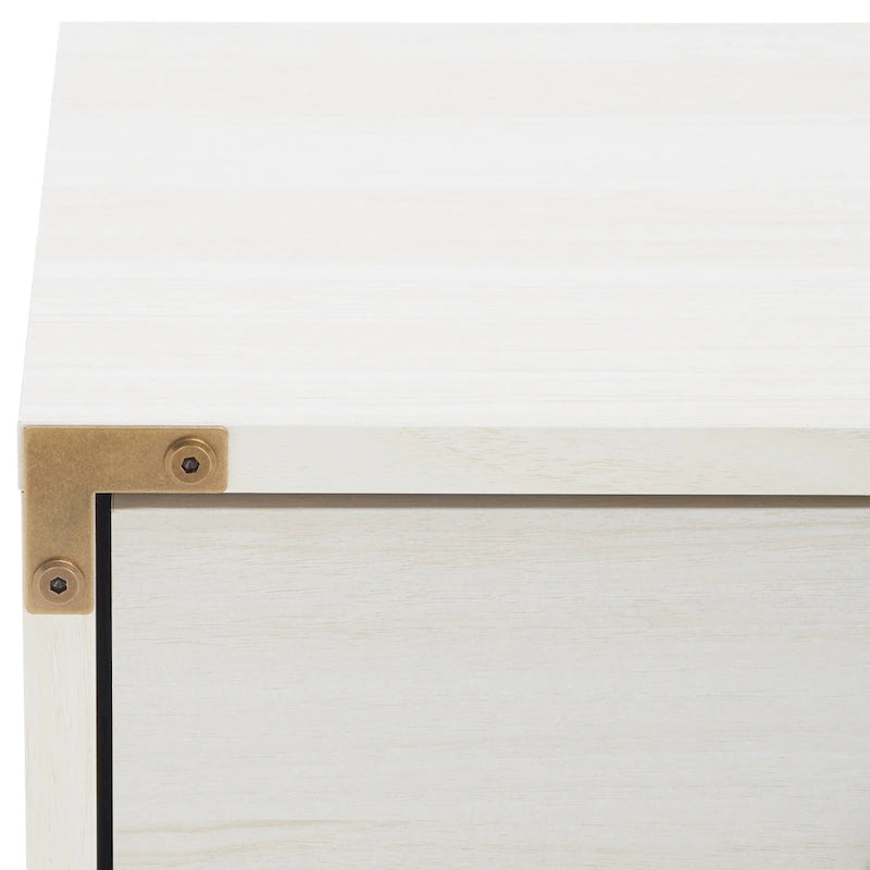 Table de chevet à deux tiroirs