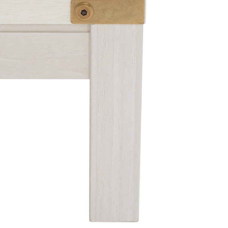Table de chevet à deux tiroirs