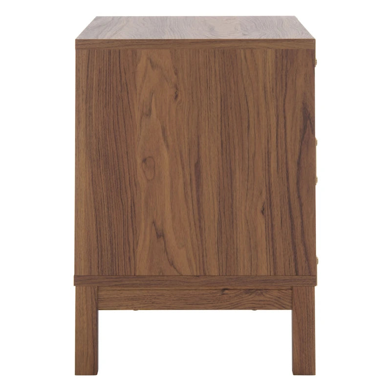 Table de chevet à deux tiroirs