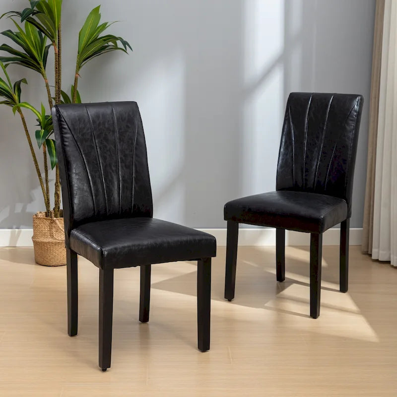 Chaise de salle à manger tapissée