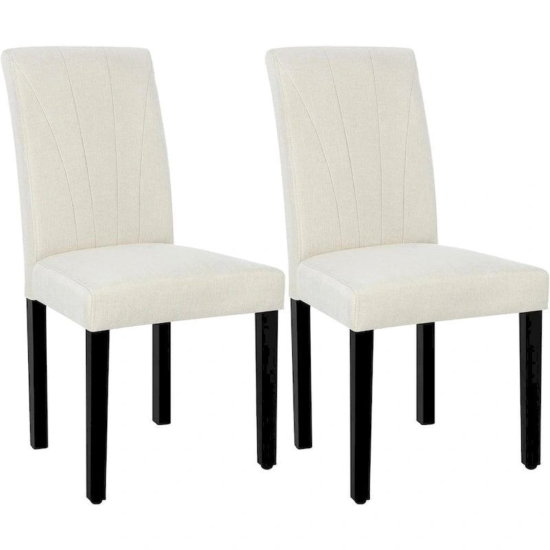 Chaise de salle à manger tapissée