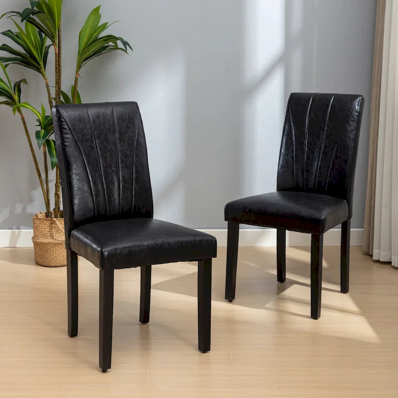 Chaise de salle à manger tapissée