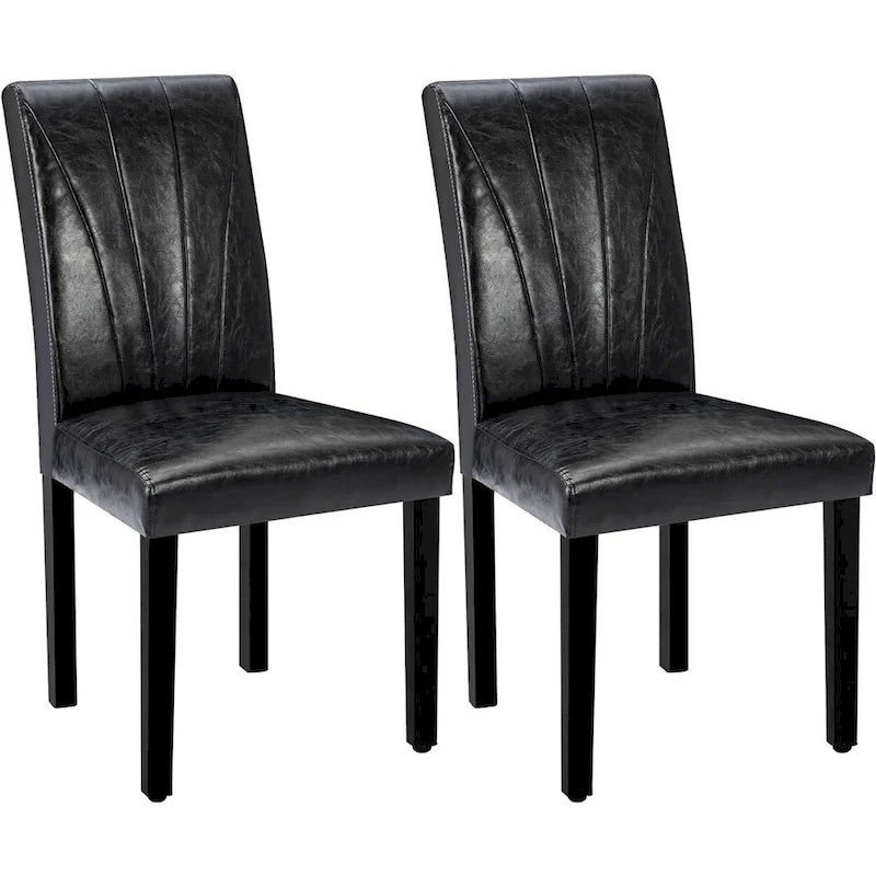 Chaise de salle à manger tapissée