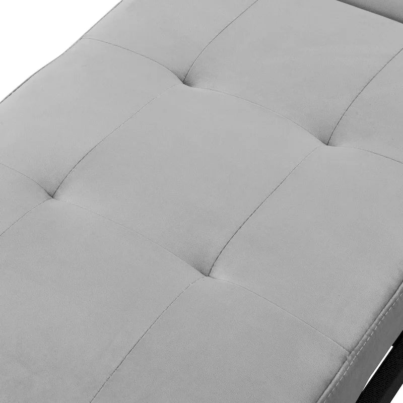 Canapé-lit multifonctionnel pliable avec pouf