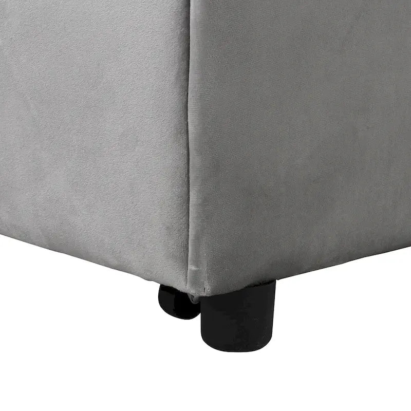 Canapé-lit multifonctionnel pliable avec pouf