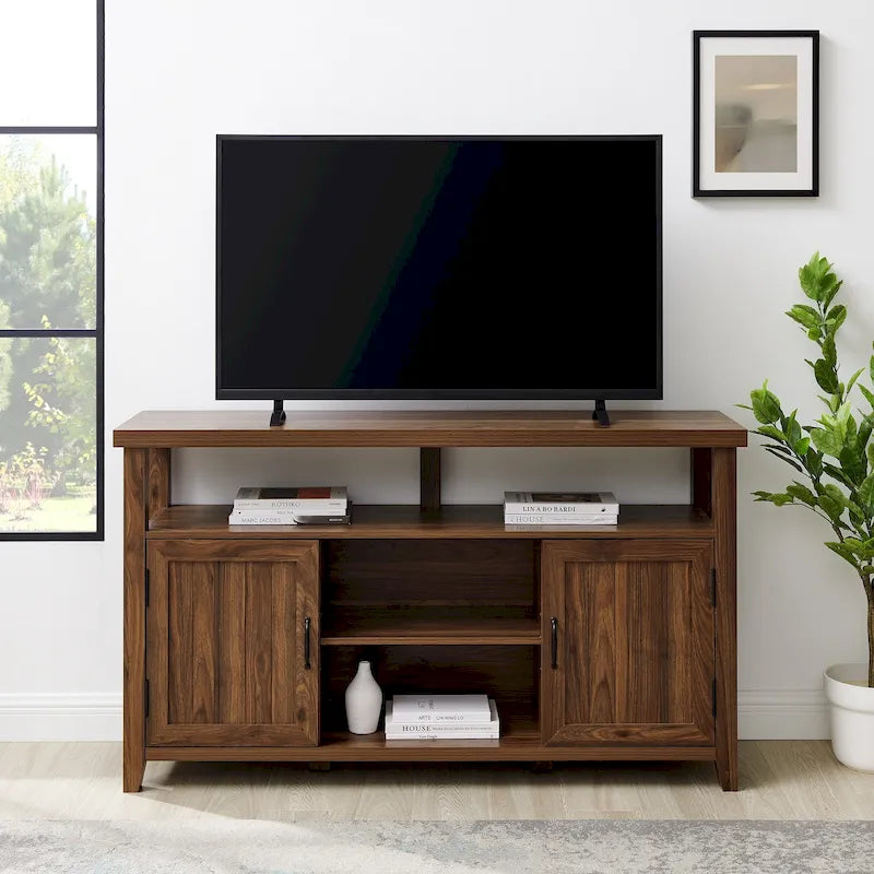 Meuble TV haut de 58 pouces encastré pour porte d'armoire