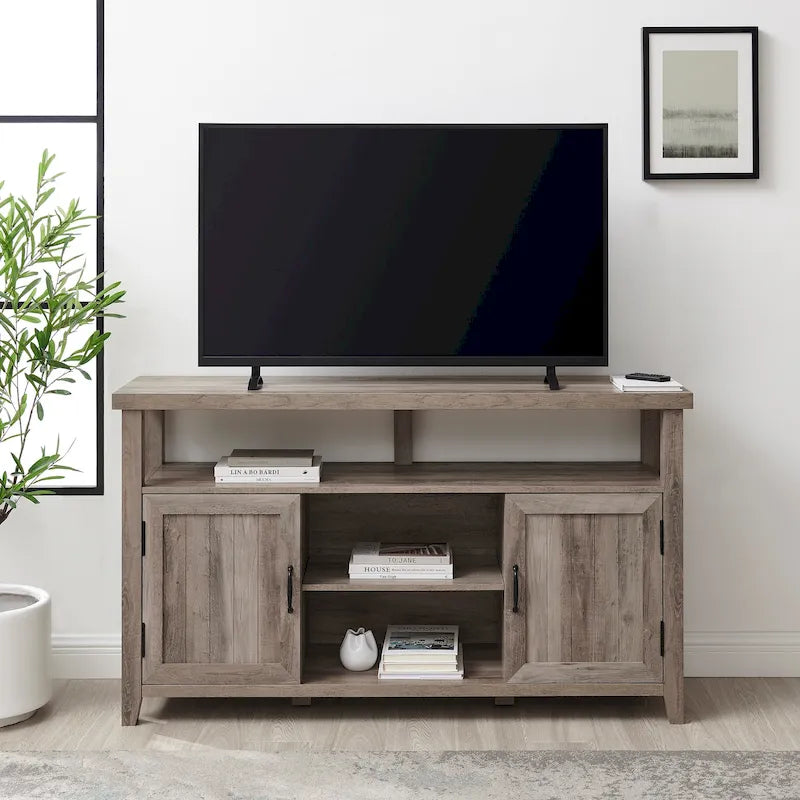 Meuble TV haut de 58 pouces encastré pour porte d'armoire