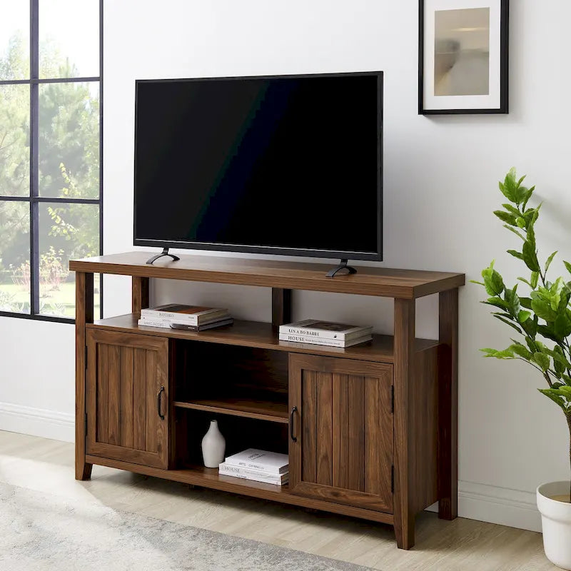 Meuble TV haut de 58 pouces encastré pour porte d'armoire