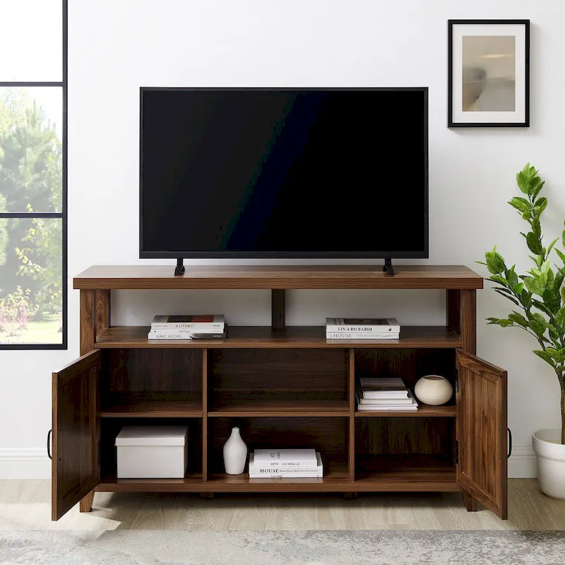 Meuble TV haut de 58 pouces encastré pour porte d'armoire