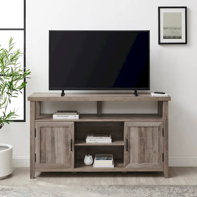 Meuble TV haut de 58 pouces encastré pour porte d'armoire