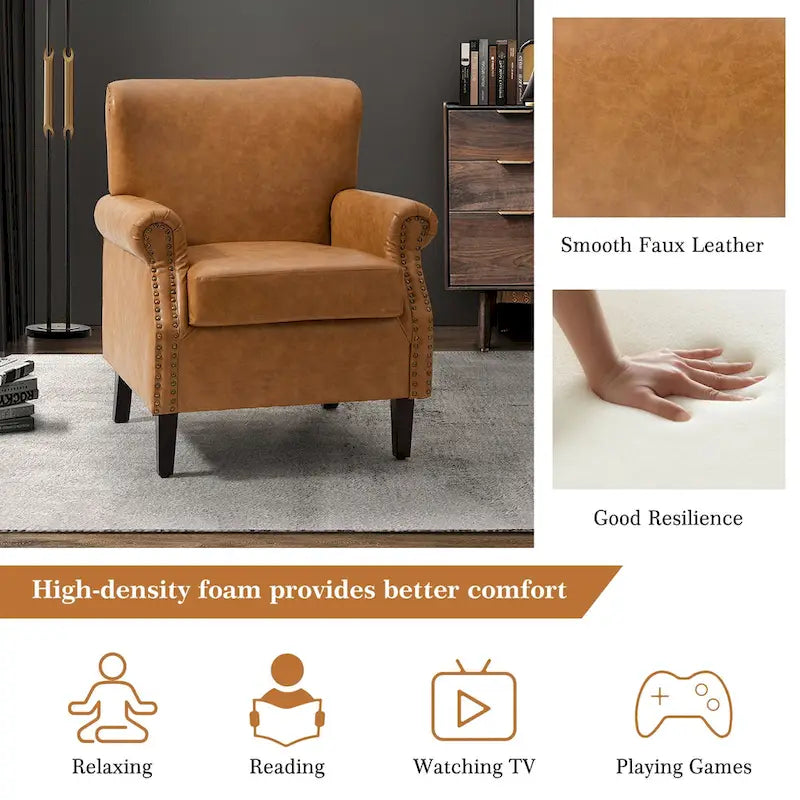 Fauteuil de style transitoire avec accoudoirs roulés