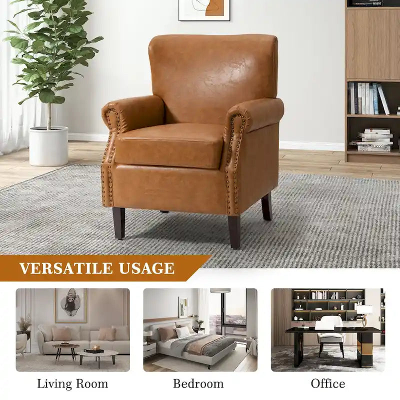 Fauteuil de style transitoire avec accoudoirs roulés