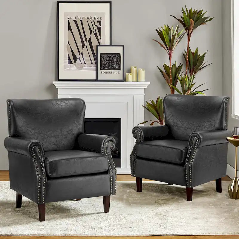 Fauteuil de style transitoire avec accoudoirs roulés