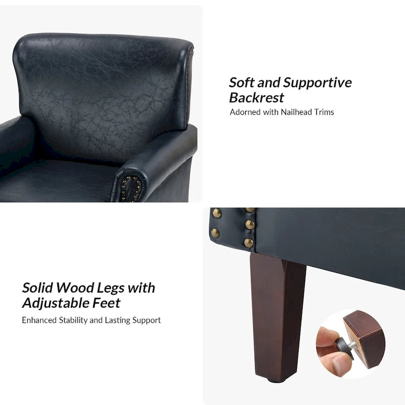 Fauteuil de style transitoire avec accoudoirs roulés