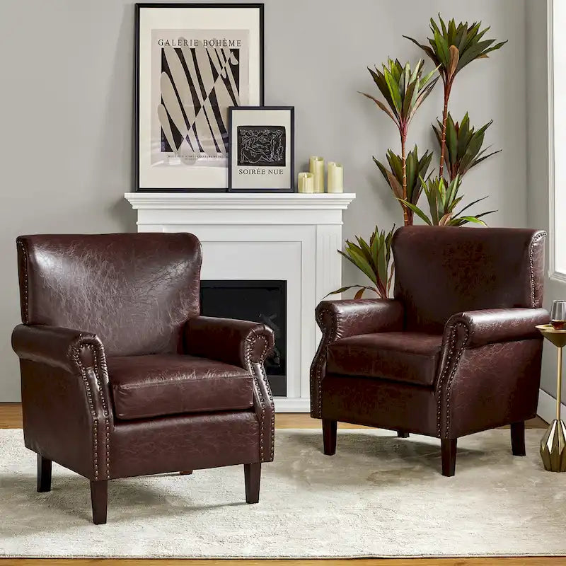 Fauteuil de style transitoire avec accoudoirs roulés