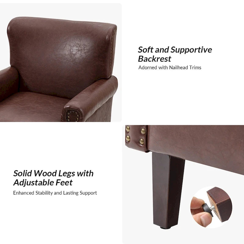 Fauteuil de style transitoire avec accoudoirs roulés