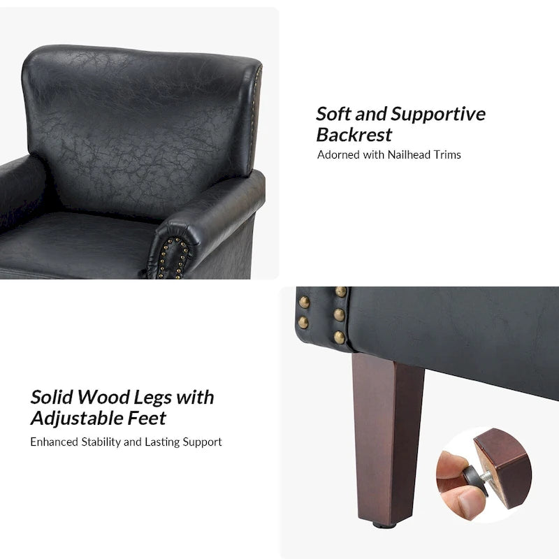 Fauteuil de style transitoire avec accoudoirs roulés