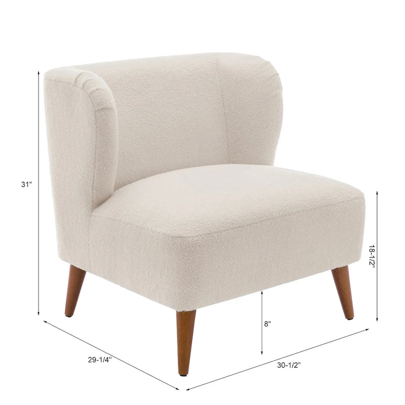 Chaise meublée Vieira Loop en velours