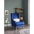 Fauteuil de salon en velours
