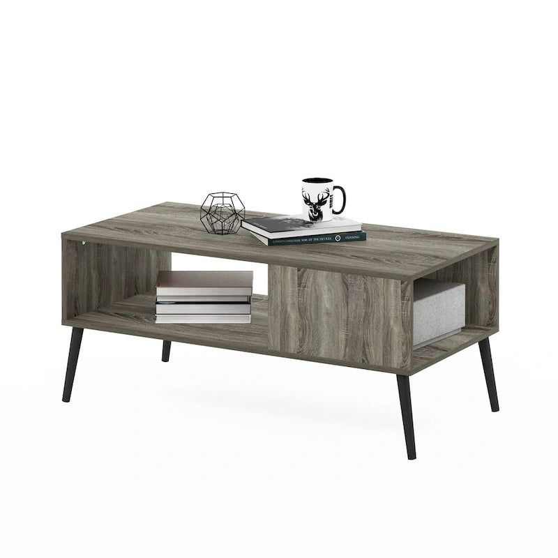 Table basse en bois de style médiéval