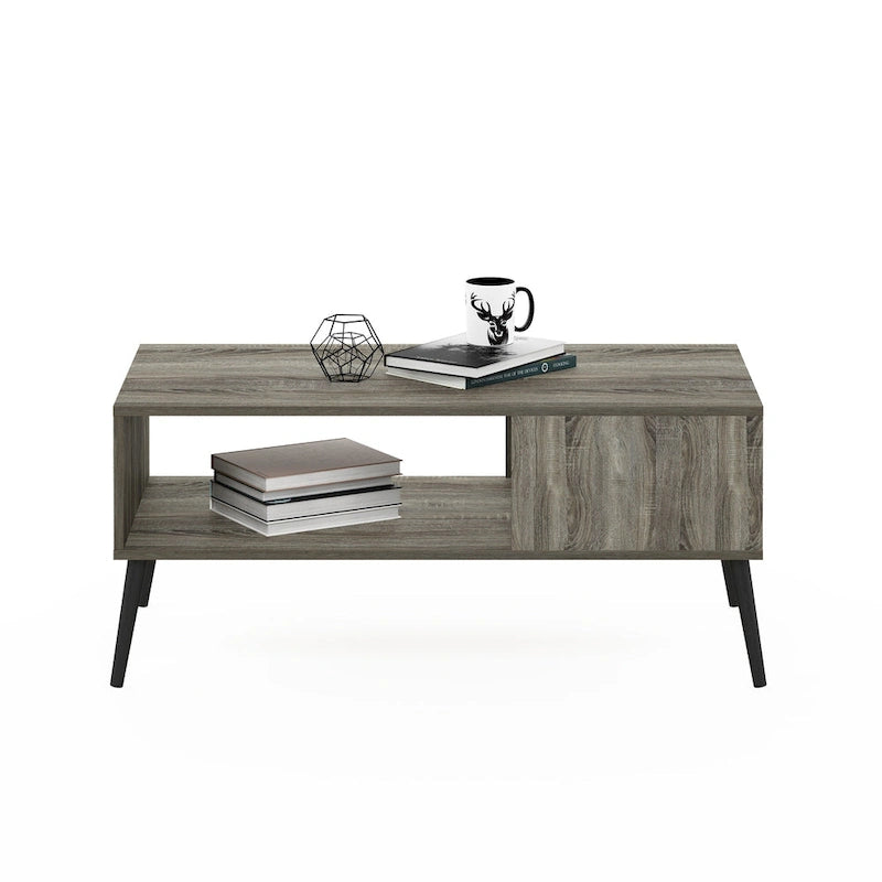 Table basse en bois de style médiéval