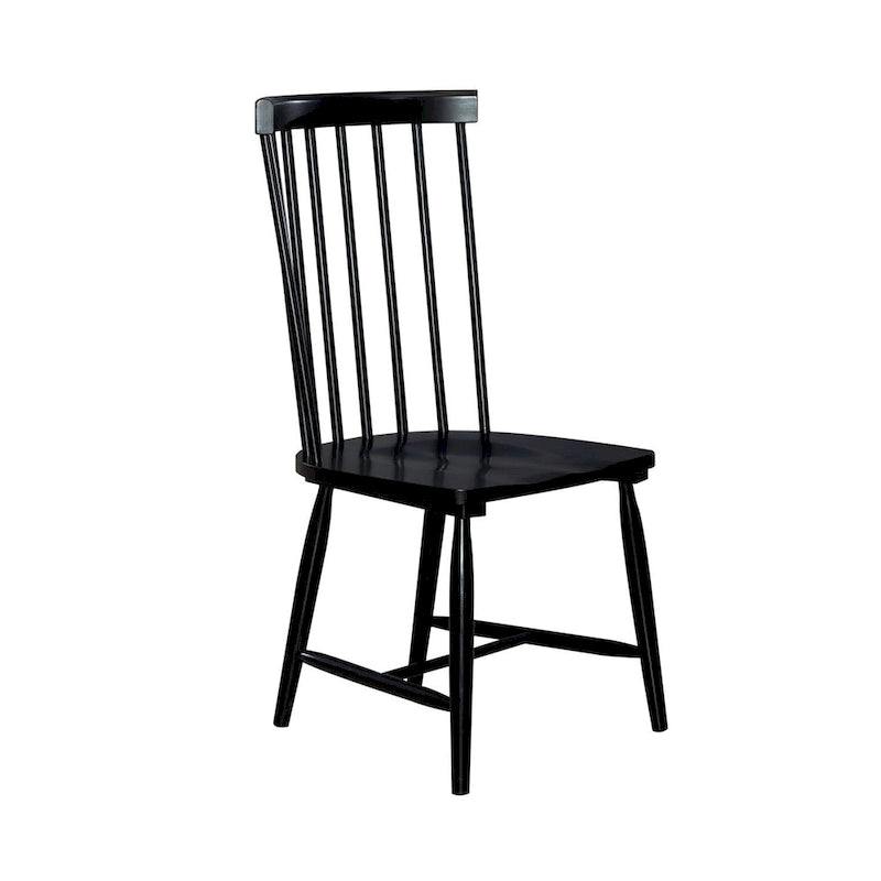 Chaises d'appoint à dossier fuseau en forme de cabine (ensemble de deux)