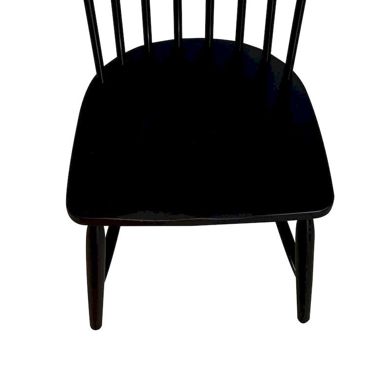 Chaises d'appoint à dossier fuseau en forme de cabine (ensemble de deux)