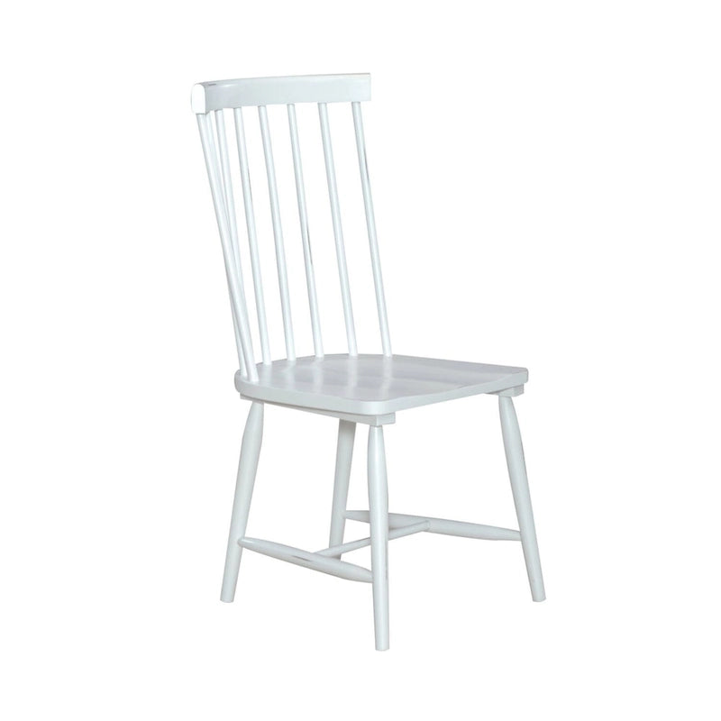 Chaises d'appoint à dossier fuseau en forme de cabine (ensemble de deux)