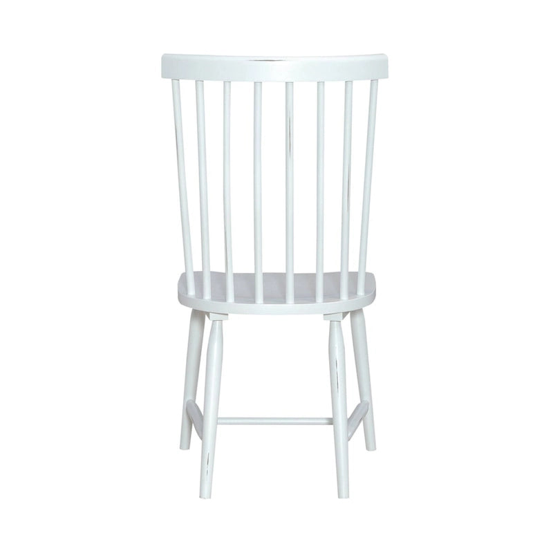 Chaises d'appoint à dossier fuseau en forme de cabine (ensemble de deux)