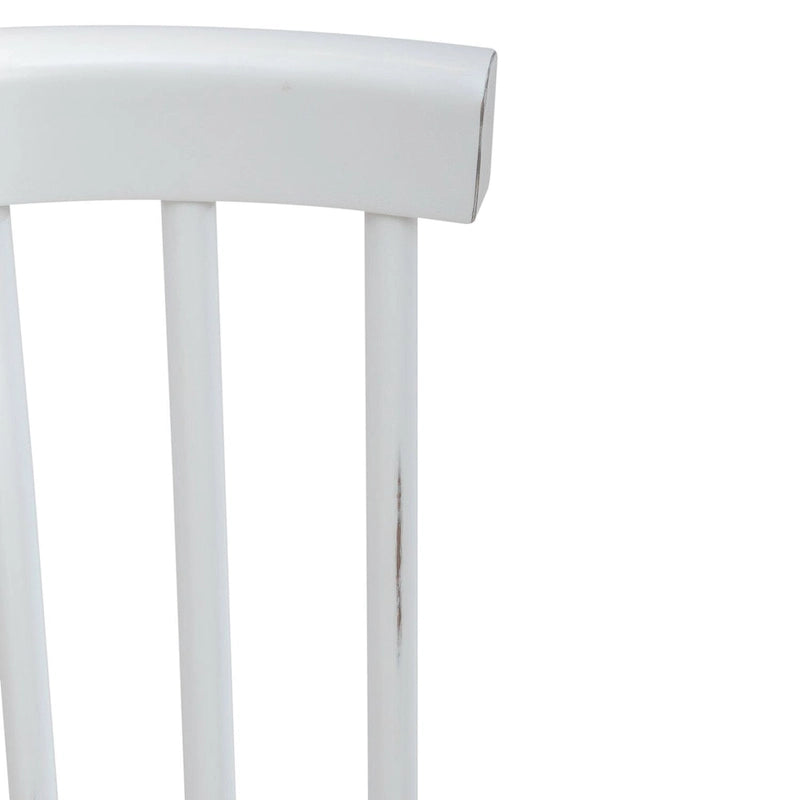 Chaises d'appoint à dossier fuseau en forme de cabine (ensemble de deux)