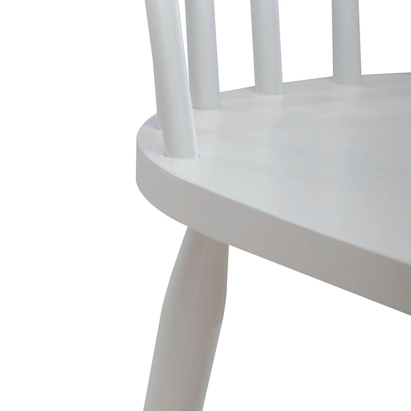 Chaises d'appoint à dossier fuseau en forme de cabine (ensemble de deux)