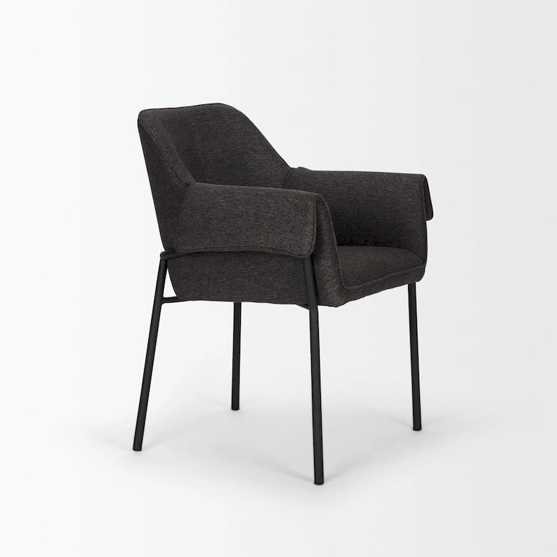 Chaise de salle à manger en velours couleur crème