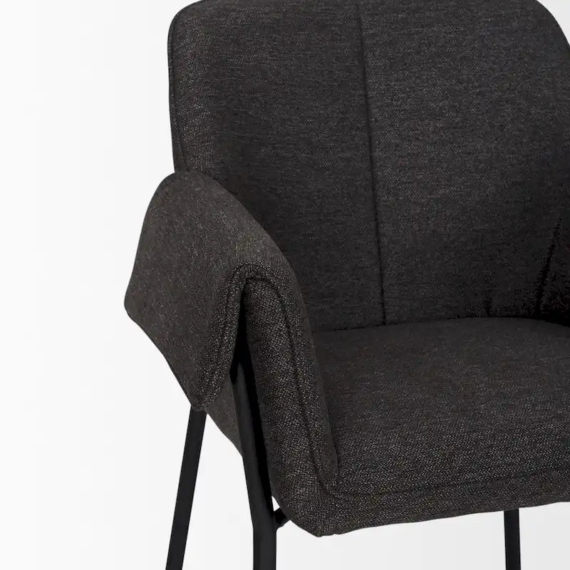 Chaise de salle à manger en velours couleur crème