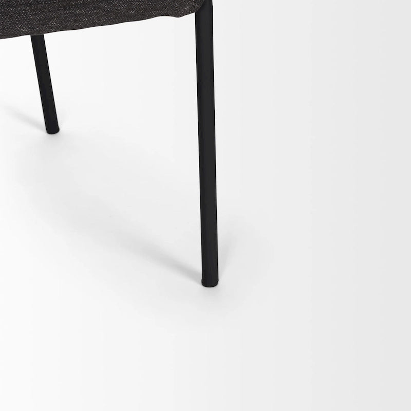 Chaise de salle à manger en velours couleur crème
