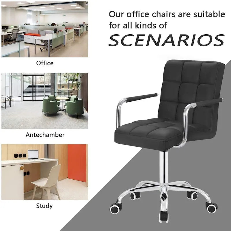 Chaises et bureaux de bureau réglables en hauteur