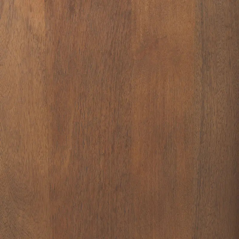 Buffet quatre portes en rotin et bois massif brun clair