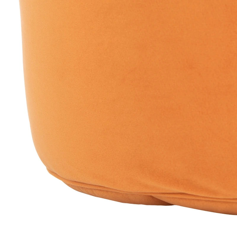 Pouf cylindrique en velours