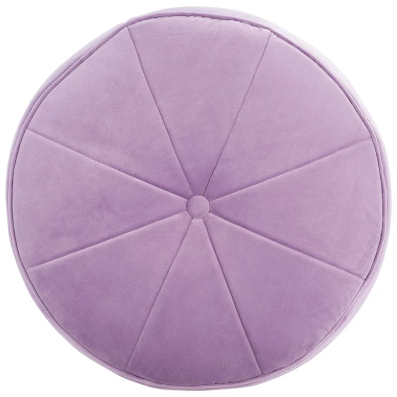 Pouf cylindrique en velours