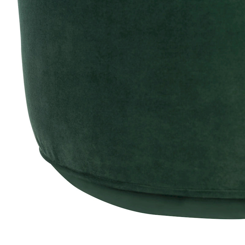 Pouf cylindrique en velours