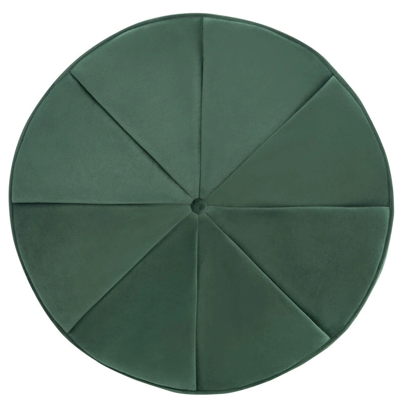 Pouf cylindrique en velours