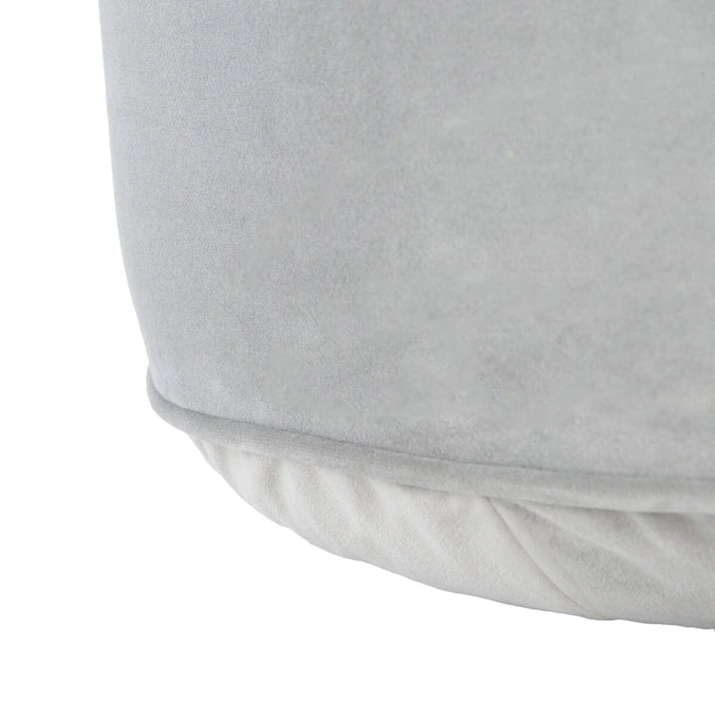 Pouf cylindrique en velours